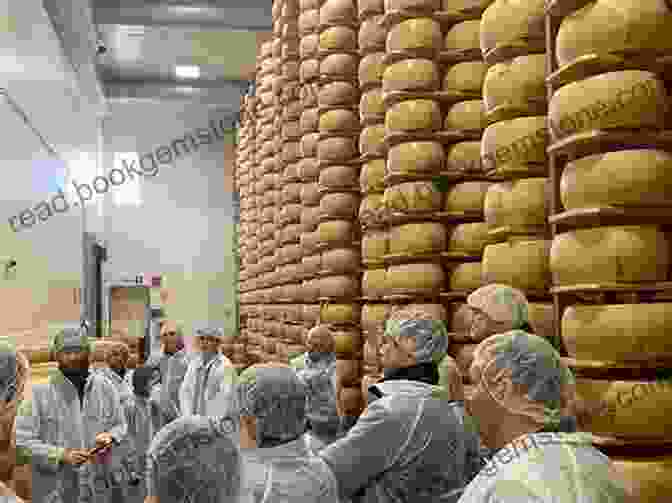 A Group Of People Visiting A Parmigiano Reggiano Cheese Factory In Emilia Romagna Ciao Bella : Six Take Italy