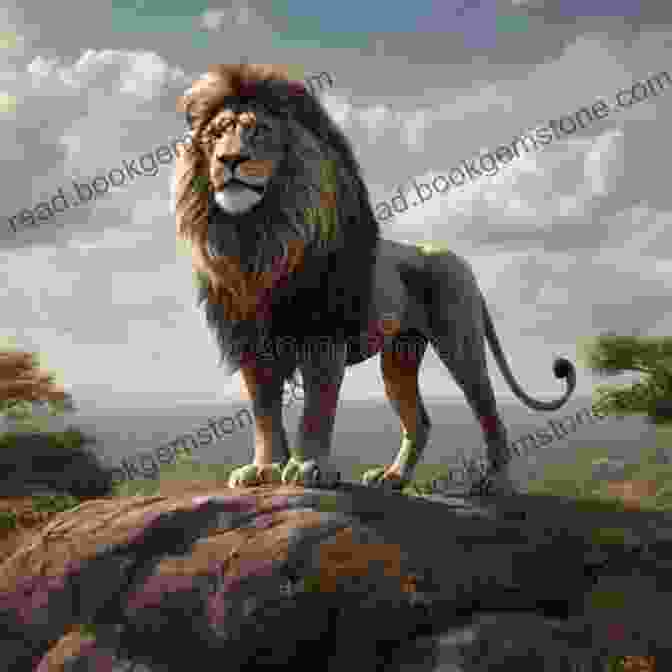 A Majestic Lion Standing Amidst A Vast Wilderness, Symbolizing Strength And Courage In Literature If I Were An Animal