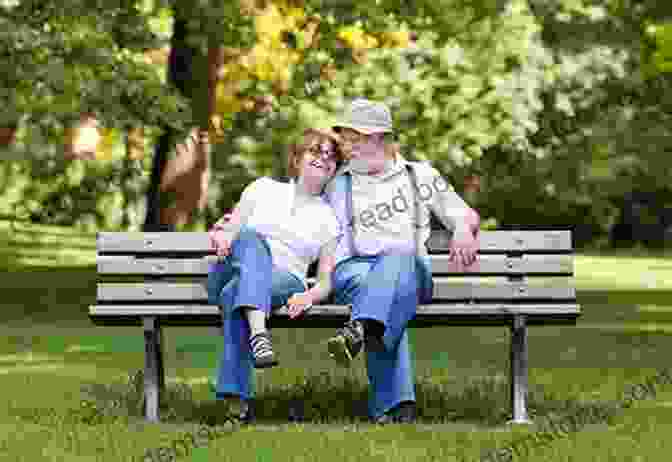 A Man In His Over 50s And A Plus Size Woman Are Sitting On A Park Bench, Smiling And Holding Hands. His Over 50s Plus Size Love: BWAM Plus Size BBW Over 50s Billionaire Romance