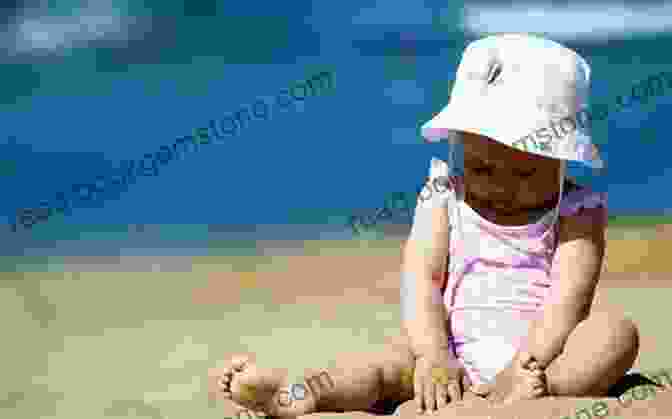 A Nostalgic Sea With A Child Playing In The Sand Reflections On A Summer Sea