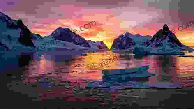A Sunset Over The Ice In Antarctica INTO THE FROZEN SOUTH Scott Lunt