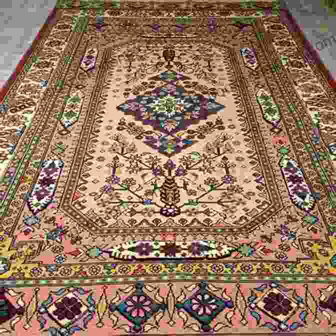 A Traditional Turkmen Carpet With Intricate Craftsmanship And Vibrant Colors Daily Life In Turkmenbashy S Golden Age