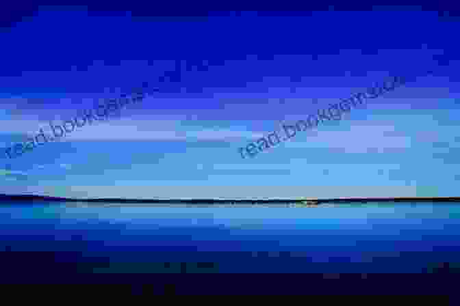 A Tranquil Sea With Calm Waters And A Clear Blue Sky Reflections On A Summer Sea
