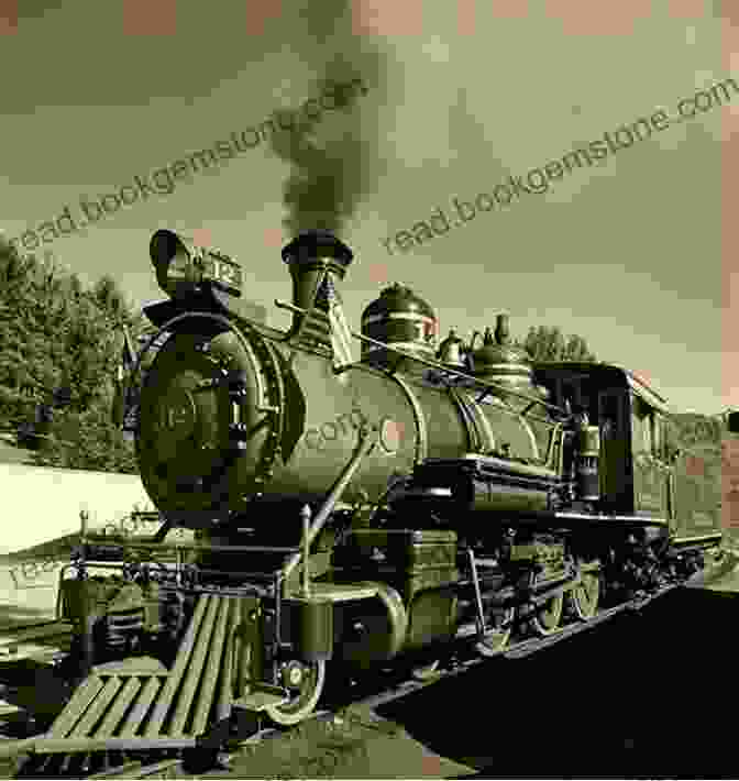 A Vintage Photograph Of A Steam Powered Train, Illustrating The Era Of The Great Train Robbery Michael Crichton