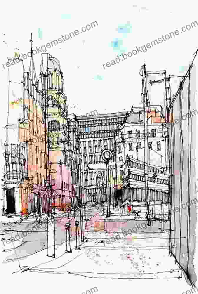 Ev Hales Sketching In An Urban Setting, Capturing The Details Of Buildings And Street Life. Painting Urban Spaces: Cityscapes (Painting With Ev Hales 9)