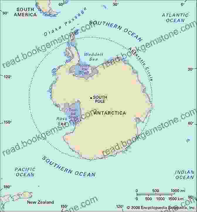 Map Of The Southern Ocean, Including Its Location, Boundaries, And Major Features Southern Ocean (Oceans Of The World)