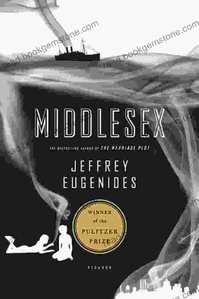 Middlesex Novel Cover By Jeffrey Eugenides, Featuring A Black And White Photograph Of A Young Man With A Neutral Expression, Wearing A Suit And Tie. Middlesex: A Novel Jeffrey Eugenides