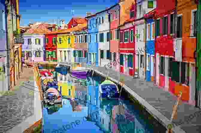 Row Of Vibrant And Colorful Houses In Burano Blue Guide Venice Including Murano Burano Torcello And All The Lagoon Islands Plus Chioggia