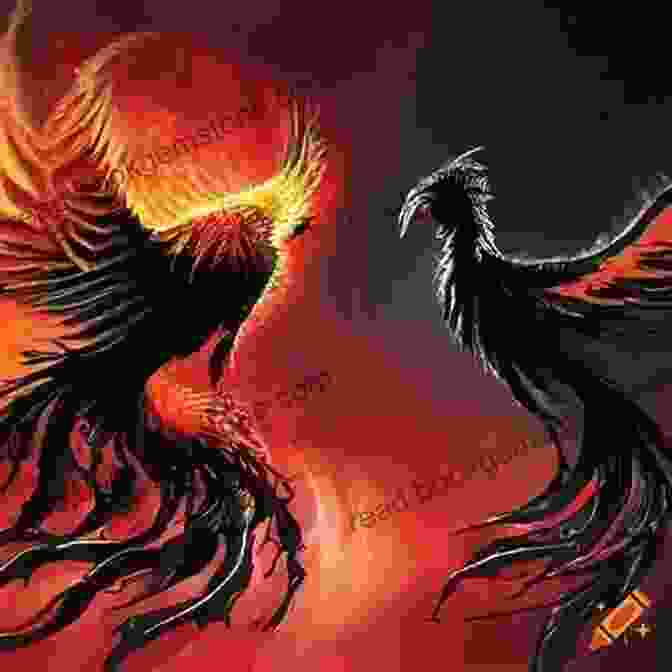 The Phoenix Titan And The Infernal Phoenix Engaged In A Fiery Battle Heritage (Tales Of The Phoenix Titan 1)