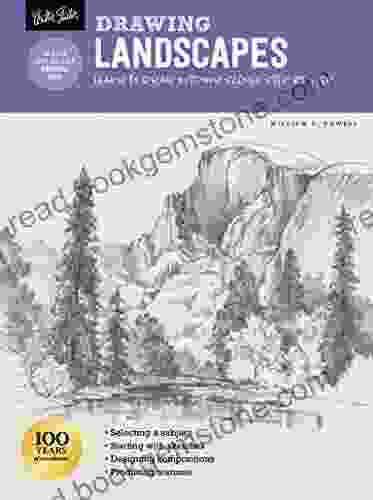 Drawing: Landscapes With William F Powell: Learn To Draw Outdoor Scenes Step By Step (How To Draw Paint)